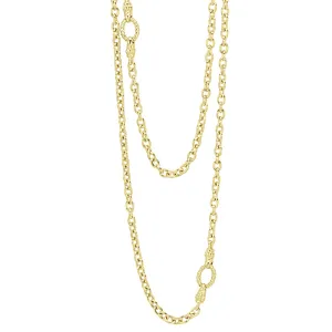 Covet 18K Gold Circle Station Necklace