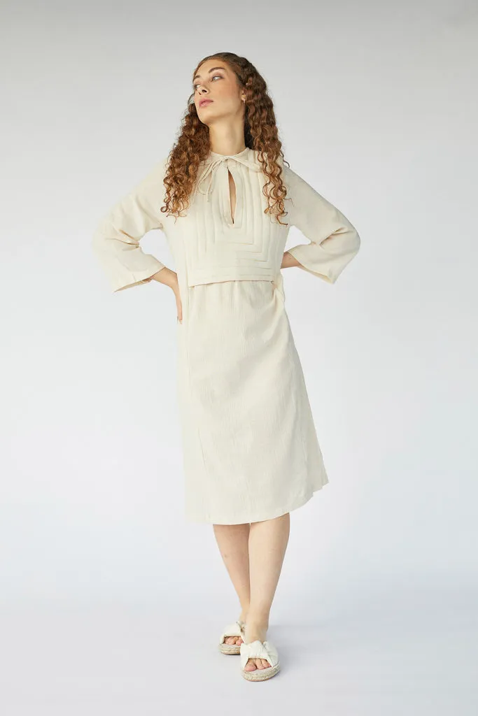 Cream Pavo Dress