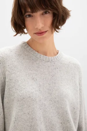 Cropped Donegal Cashmere Jumper