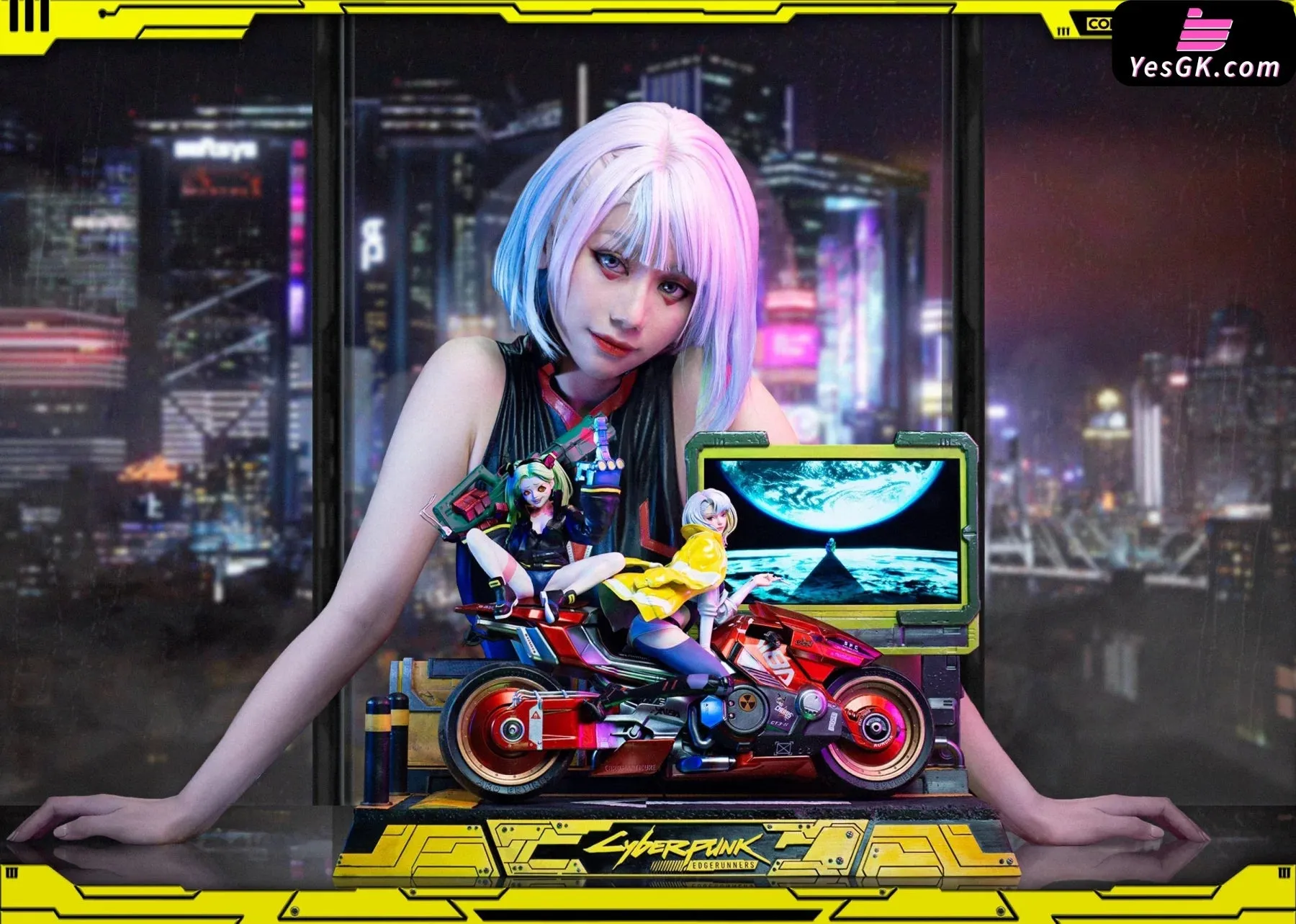 Cyberpunk: Edgerunners Lucy & Rebecca Statue  - Dtalon Studio & Corgi progkit Studio [In-Stock]