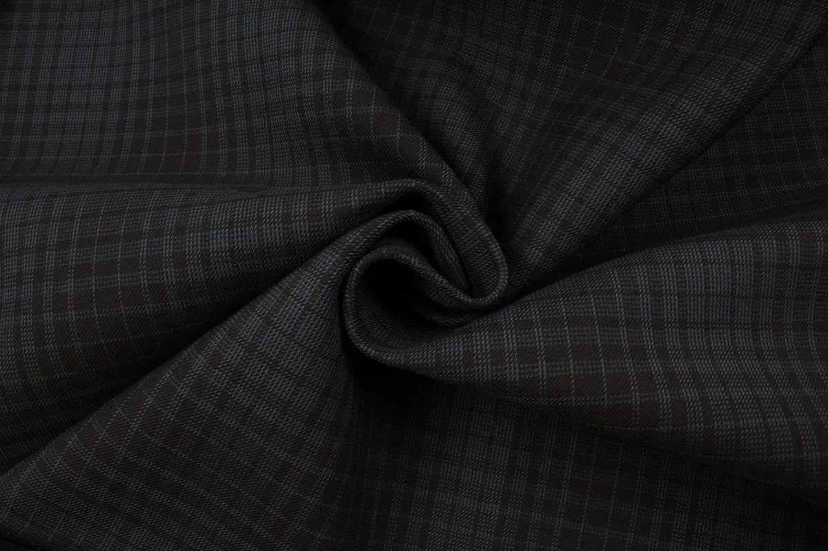 Double Face Prince of Wales - Cotton Blend - Bi-Stretch