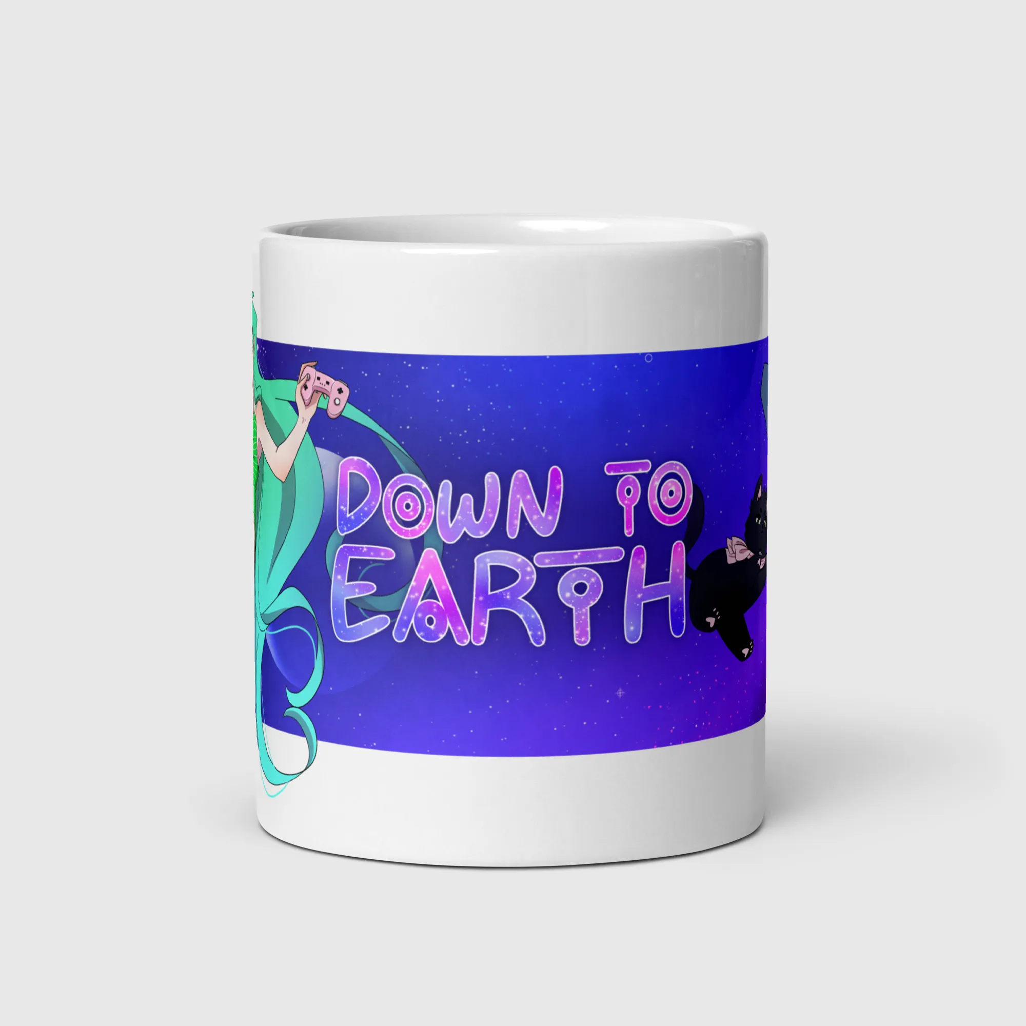 DOWN TO EARTH - GLOSSY MUG