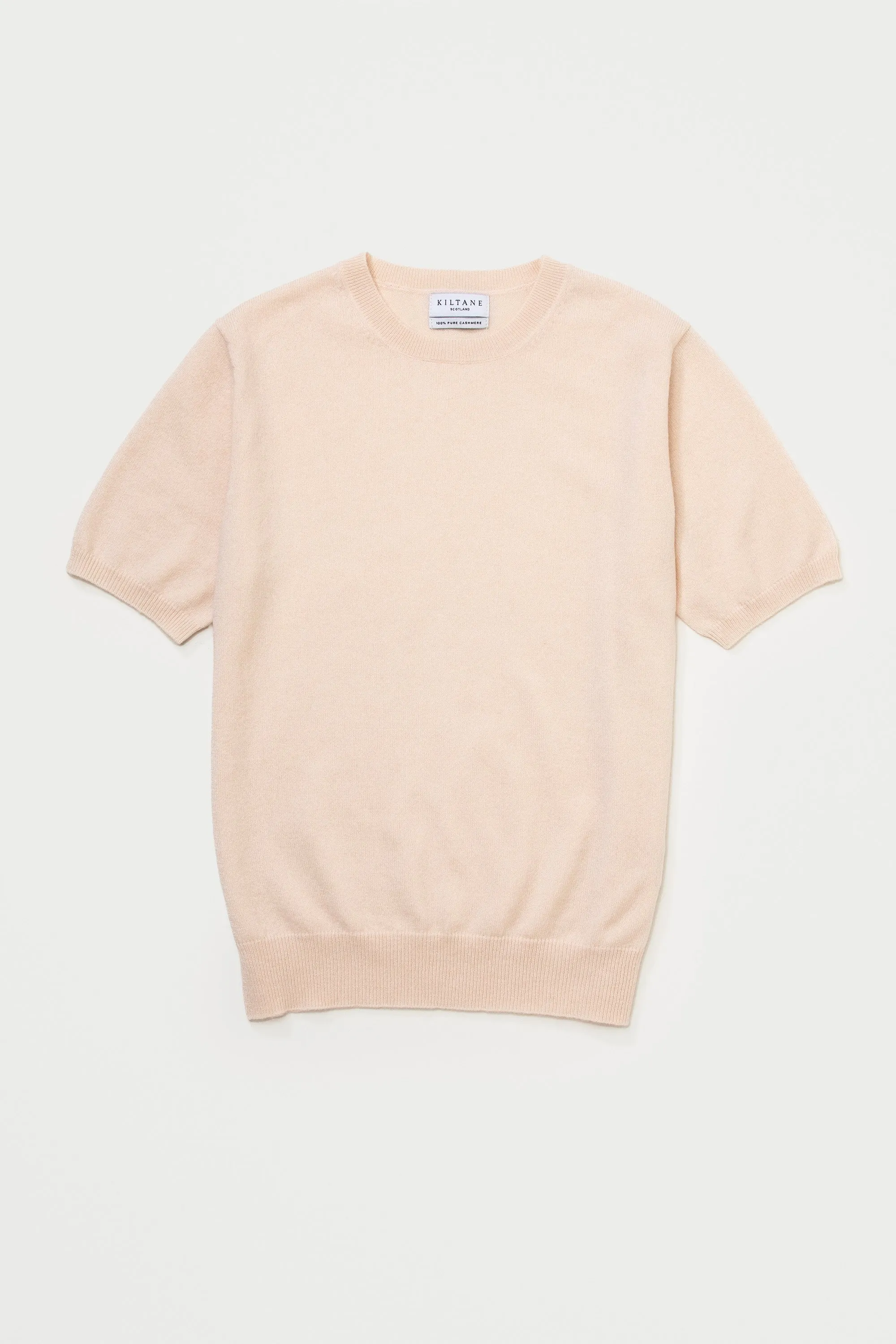 Edinburgh Cashmere T-Shirt - Cream