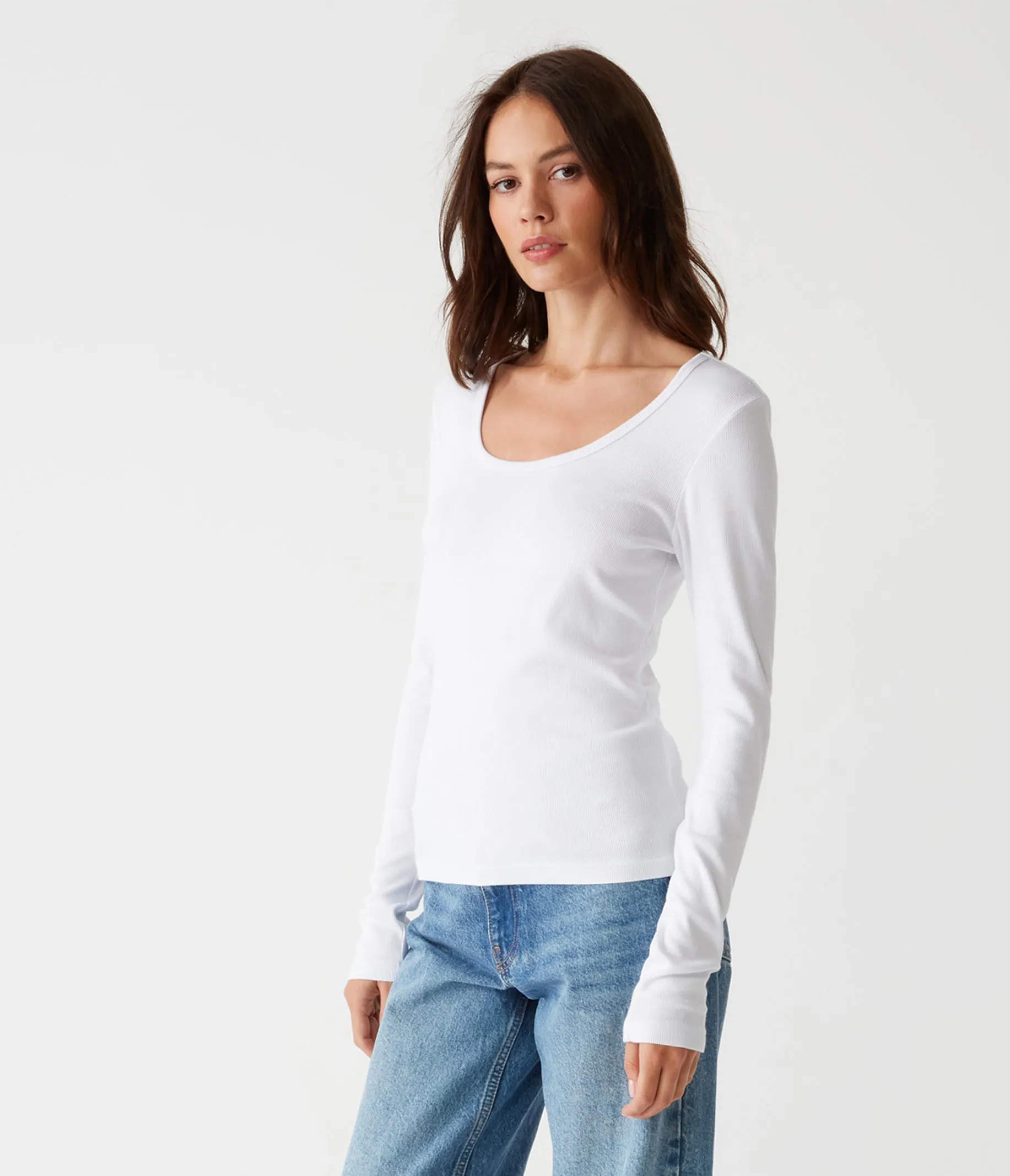 Emilia Scoop Neck Tee