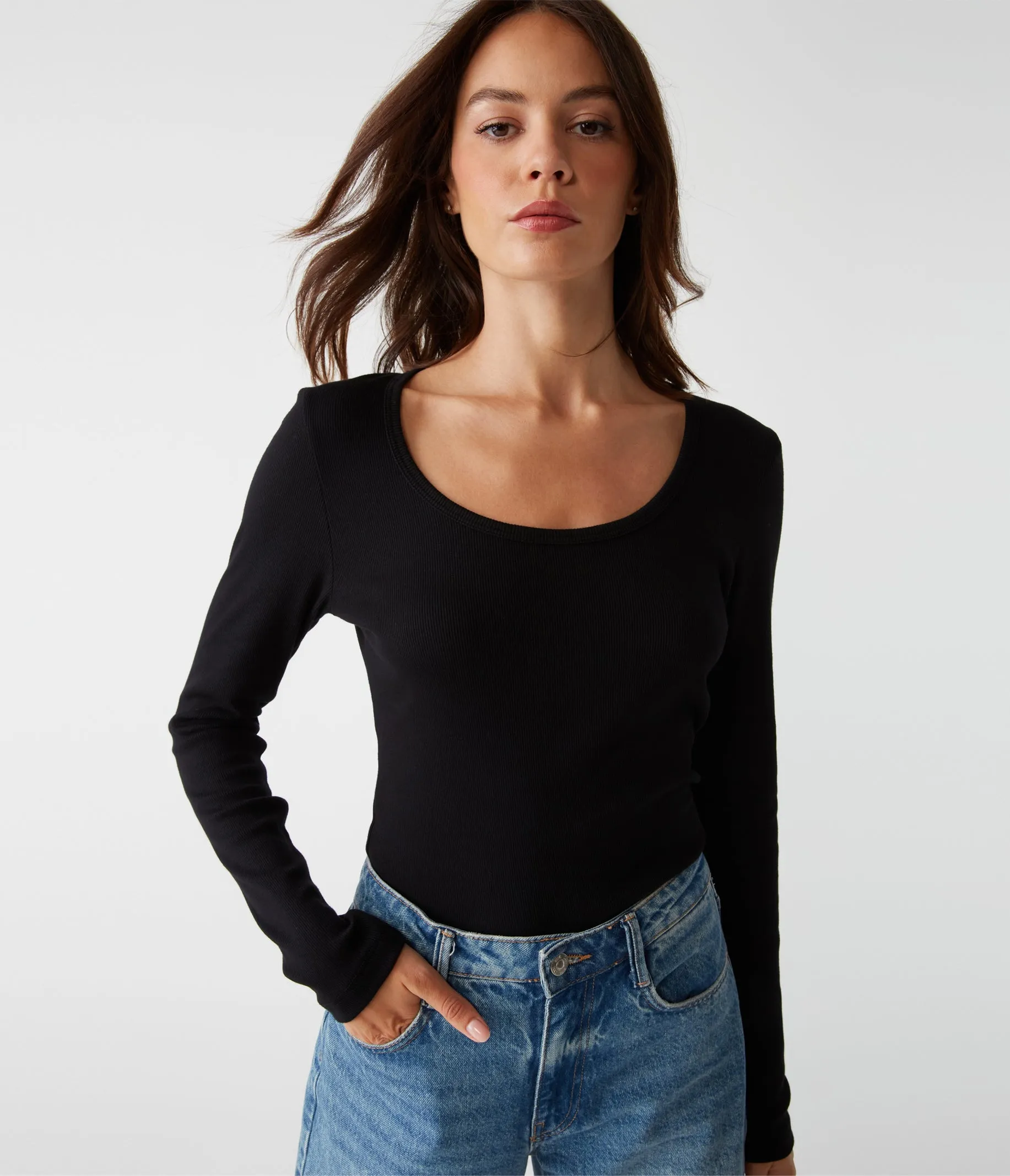 Emilia Scoop Neck Tee