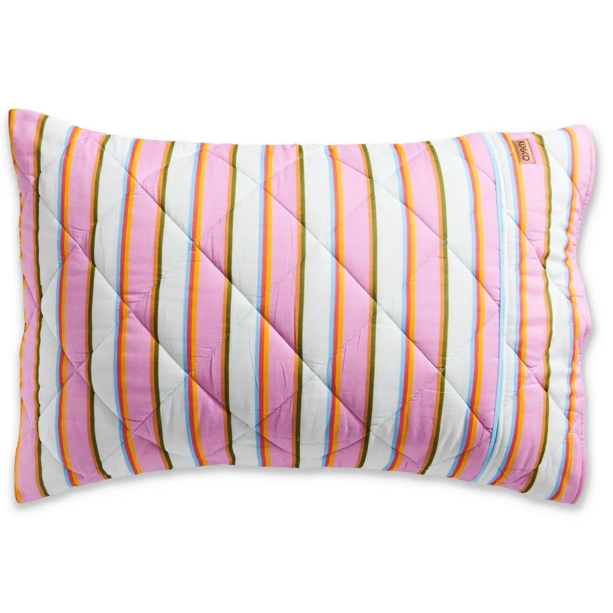 Fez Stripe Quilted Pillowcase 2P Standard Set