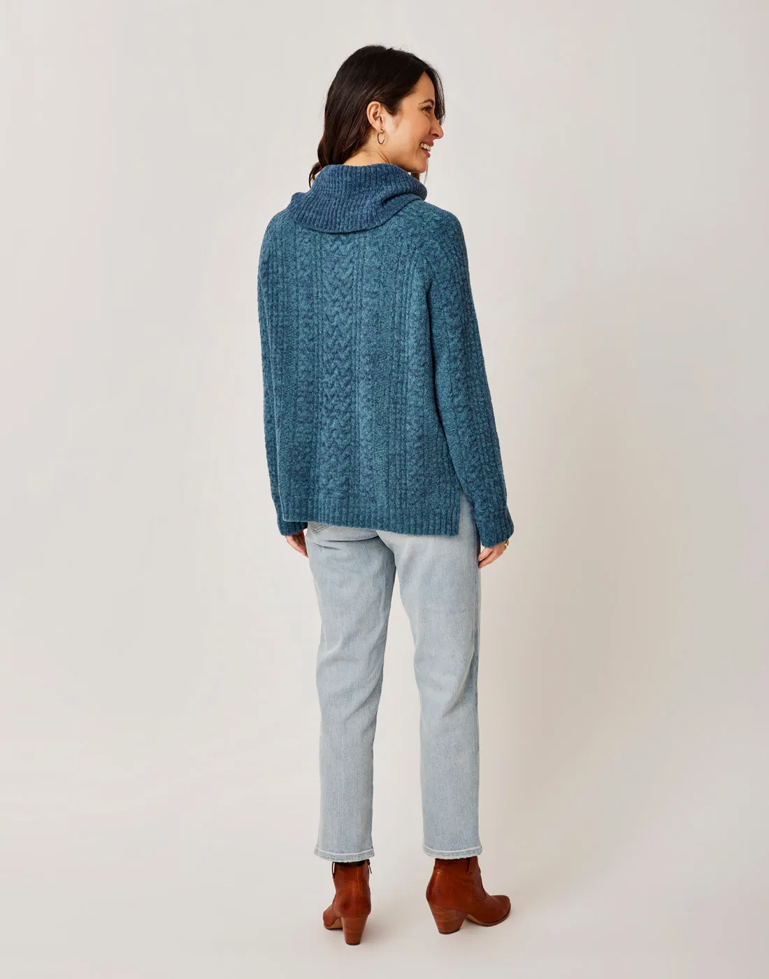 Field Sweater: Hydro Heather - FINAL SALE