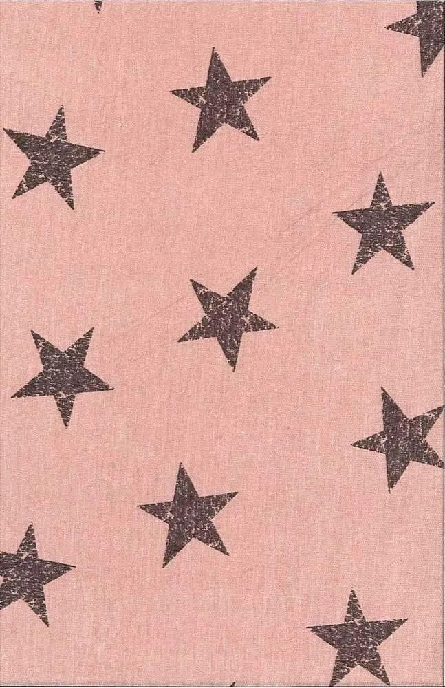 FRENCH TERRY DISTRESSED STAR PRINT [NFB200205-012]