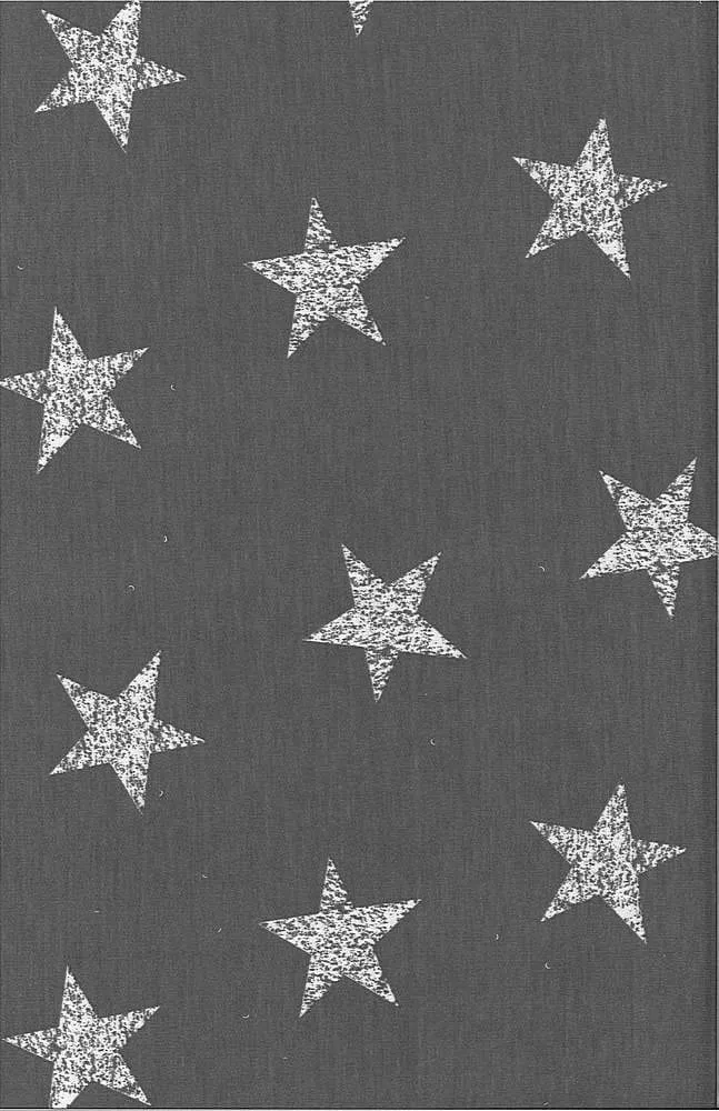 FRENCH TERRY DISTRESSED STAR PRINT [NFB200205-012]