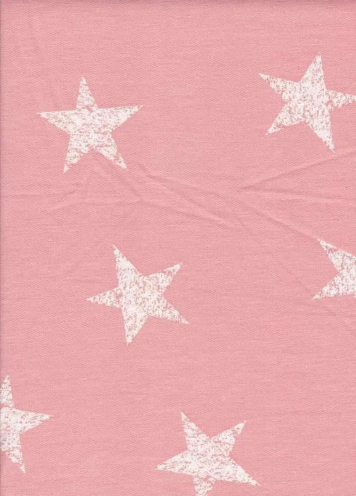 FRENCH TERRY DISTRESSED STAR PRINT [NFB200205-012]