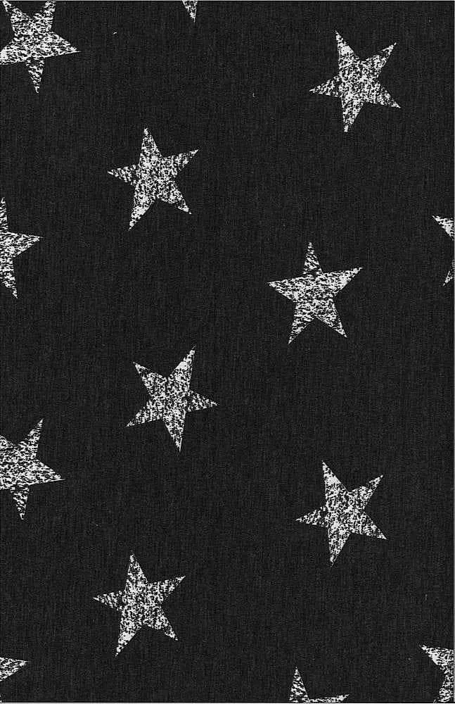 FRENCH TERRY DISTRESSED STAR PRINT [NFB200205-012]