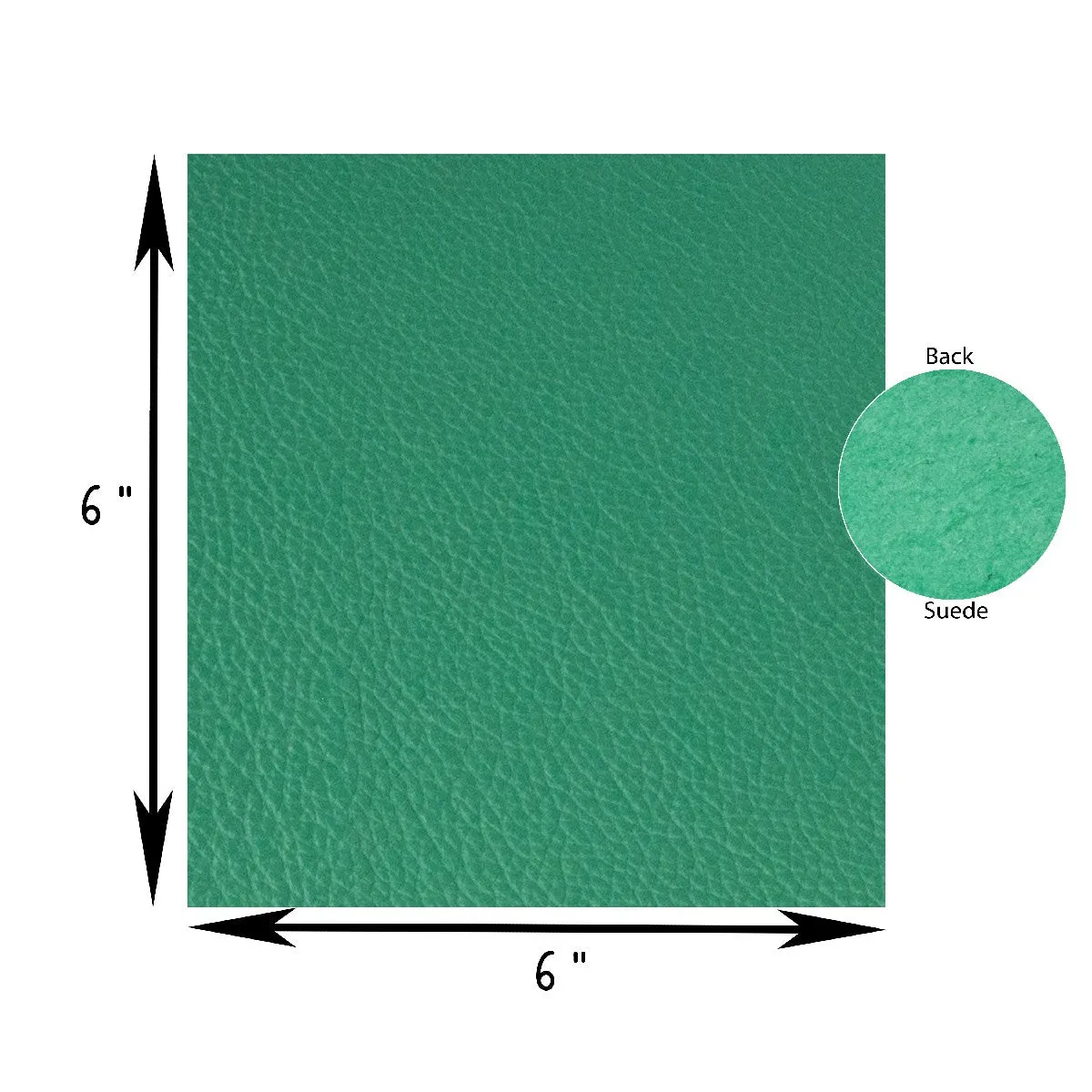 Genuine Leather Tooling and Crafting Sheets | Heavy Duty Full Grain Cowhide (2mm) | Flotter Green