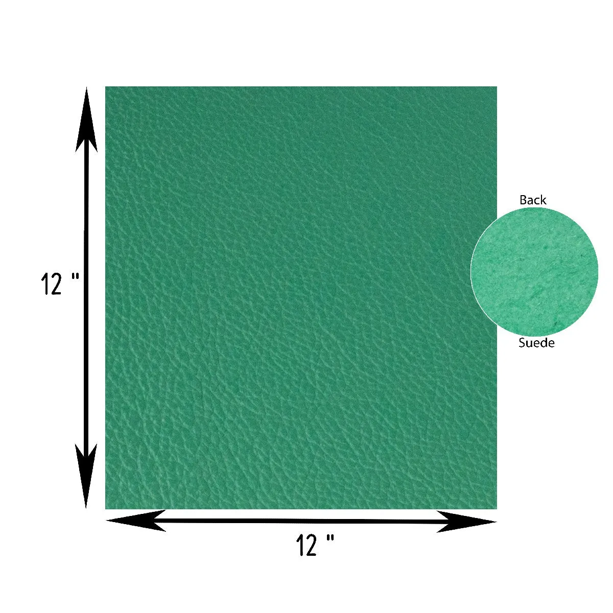 Genuine Leather Tooling and Crafting Sheets | Heavy Duty Full Grain Cowhide (2mm) | Flotter Green