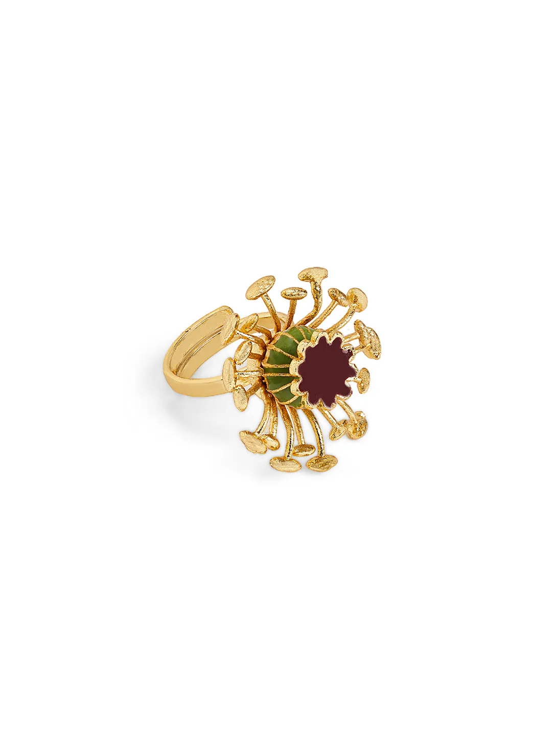 Golden Poppy Ring