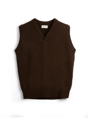 Graves V Neck Vest Bryant Brown