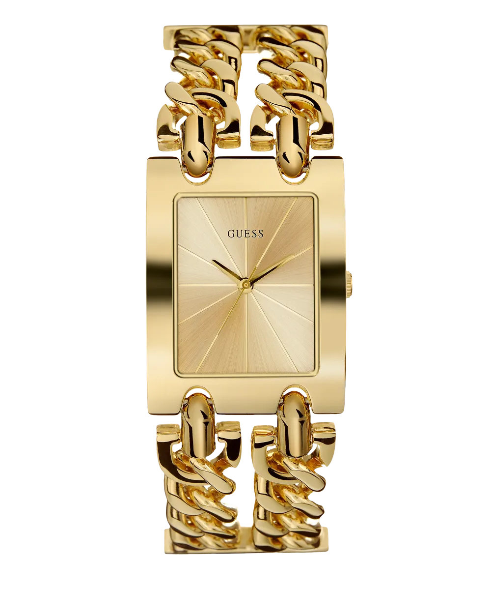 GUESS Ladies Gold Tone Analog Watch