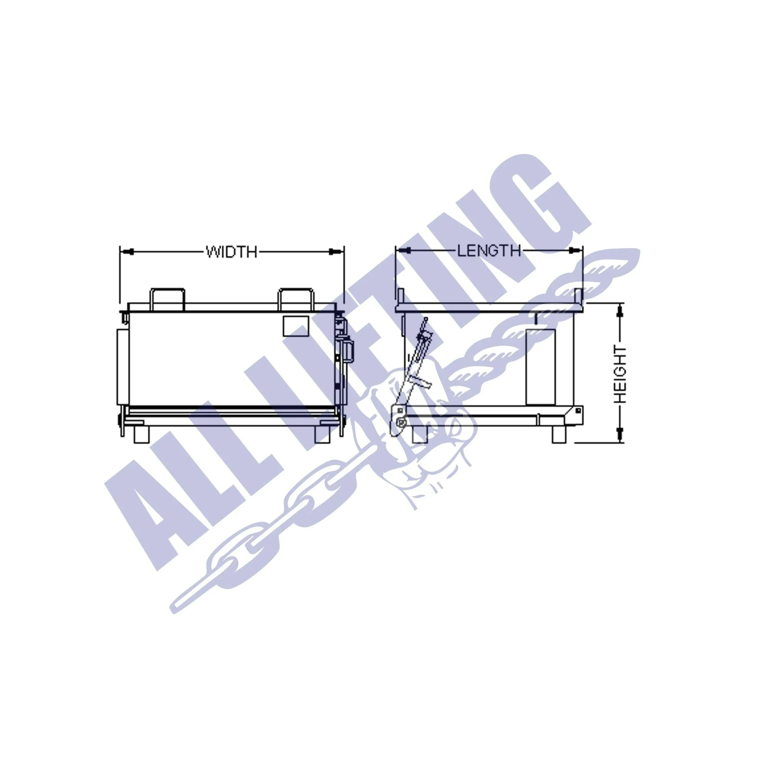 Heavy Duty Drop Bottom Bin DBC