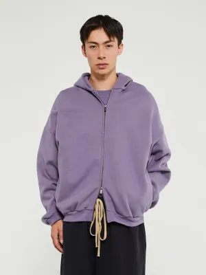 Heavy Fleece Fullzip Hoodie in Lavender