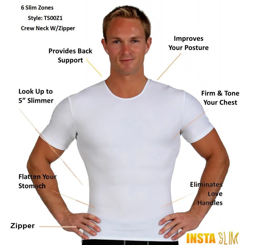 Insta Slim High Compression Crew Neck Shirt TS00Z1