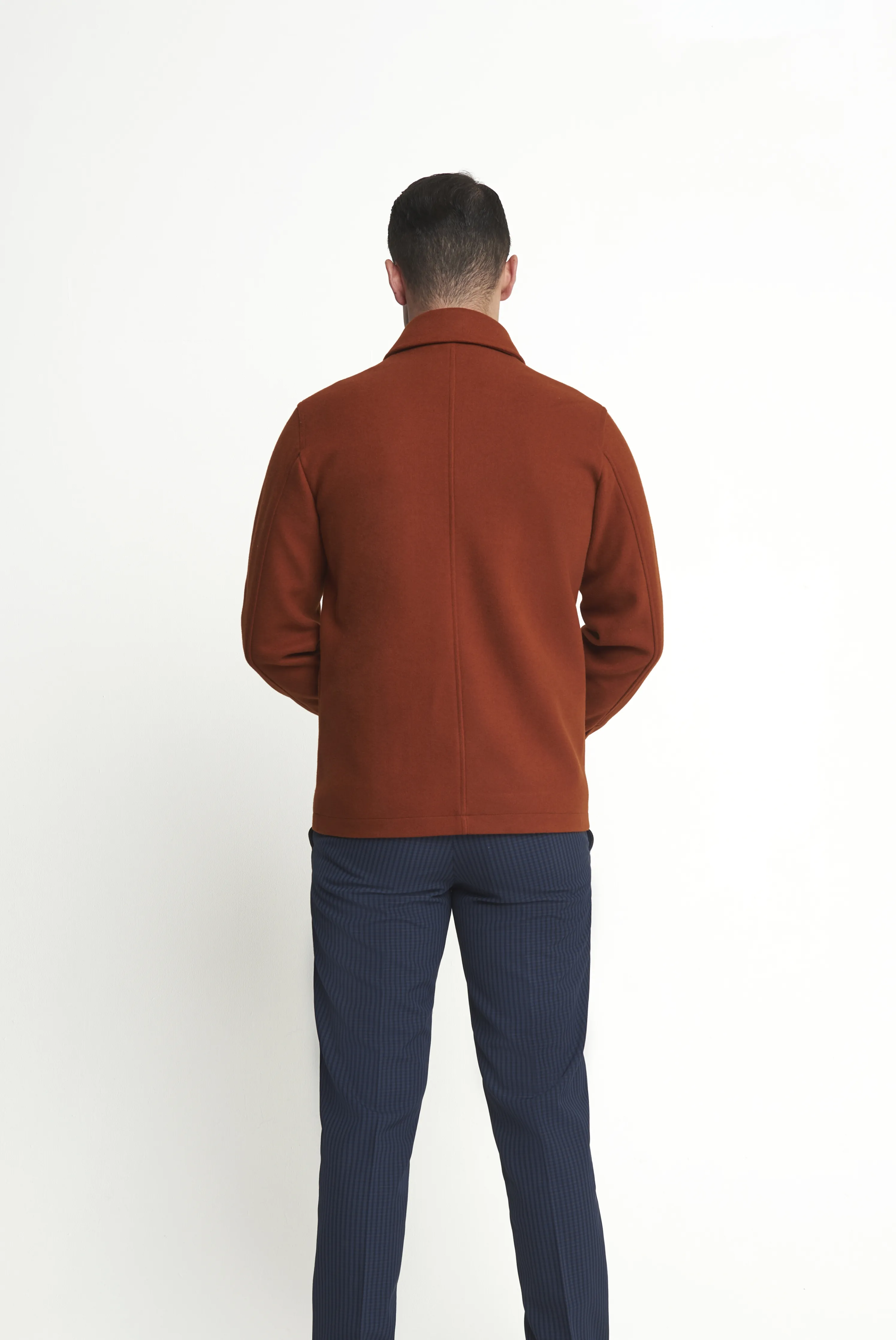 Jacques Shacket Harry Brown Jacket in Rust