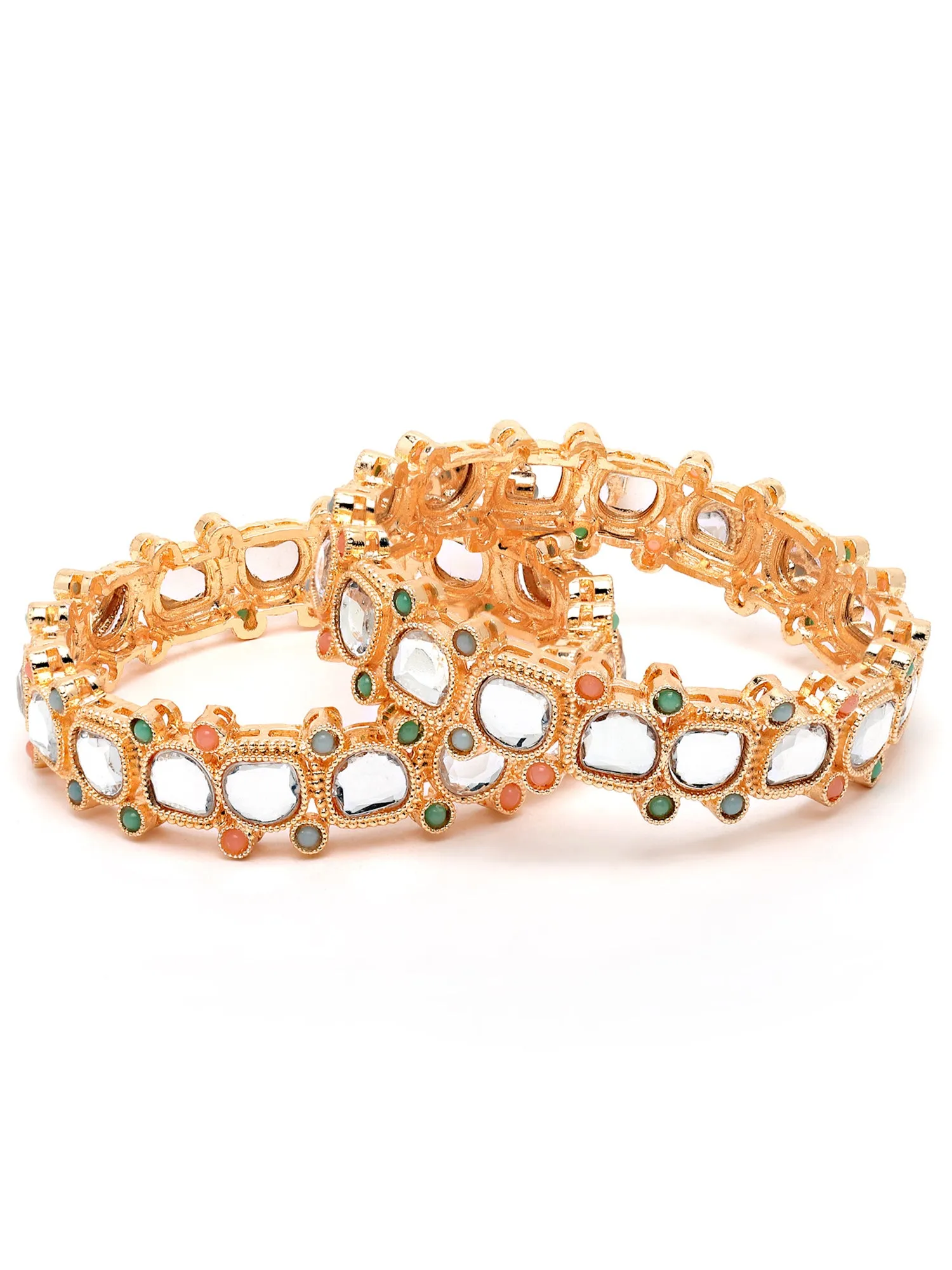 Karatcart Alloy Gold-plated Bangle