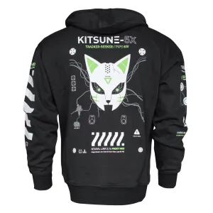 Kitsune-5X LM Black Zip Hoodie