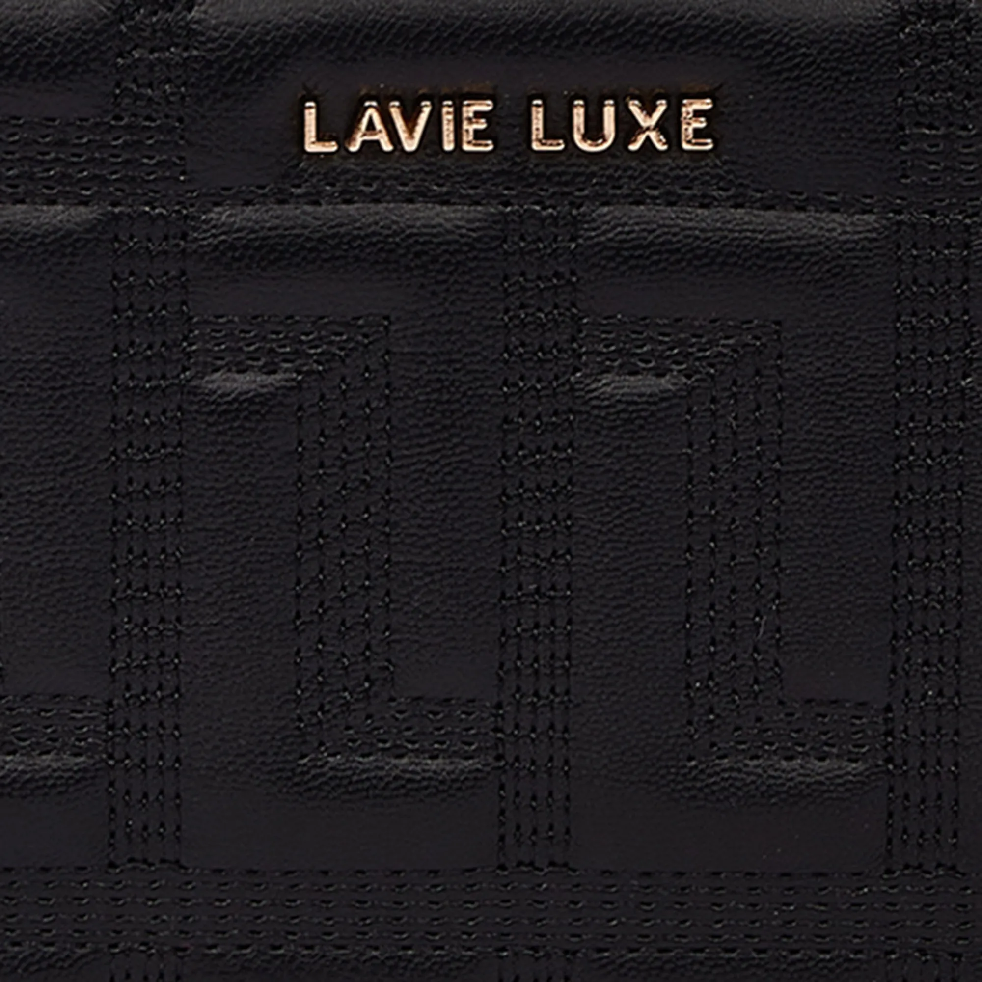 Lavie Luxe Quina Black Large Women's Wallet