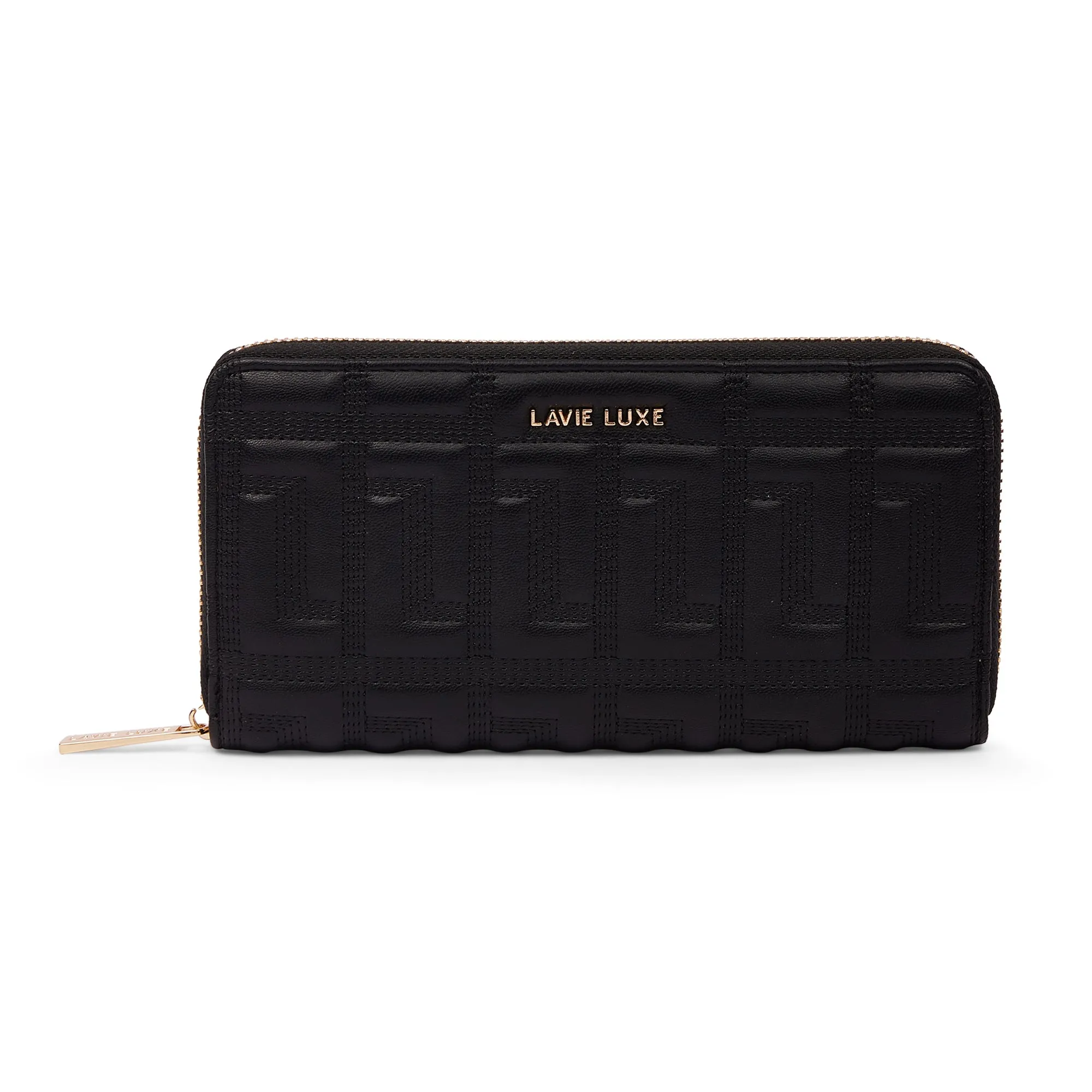 Lavie Luxe Quina Black Large Women's Wallet