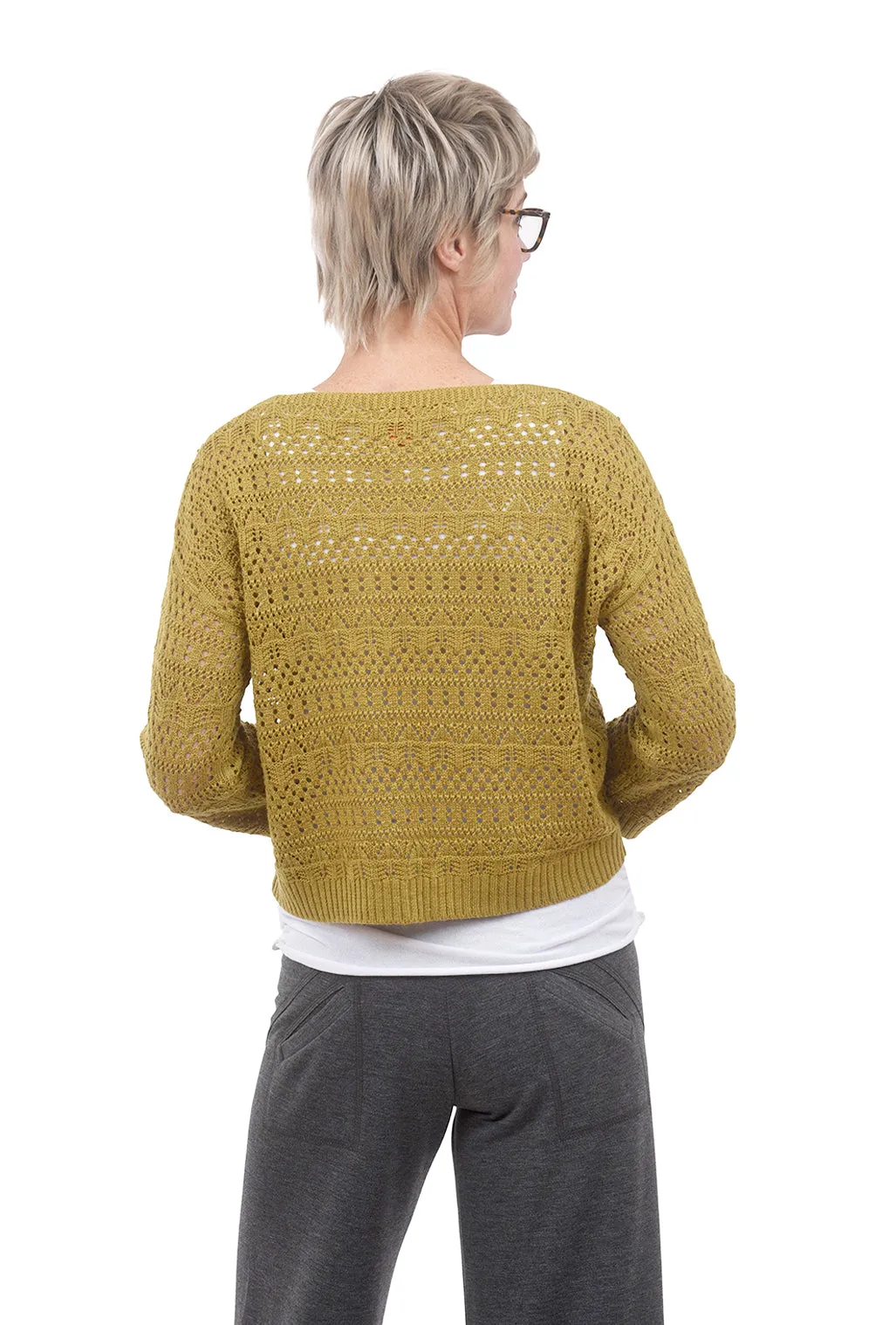 Lizzie Ruched Sweater, Ginger