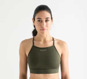 Matte High-Neck Sports Bra