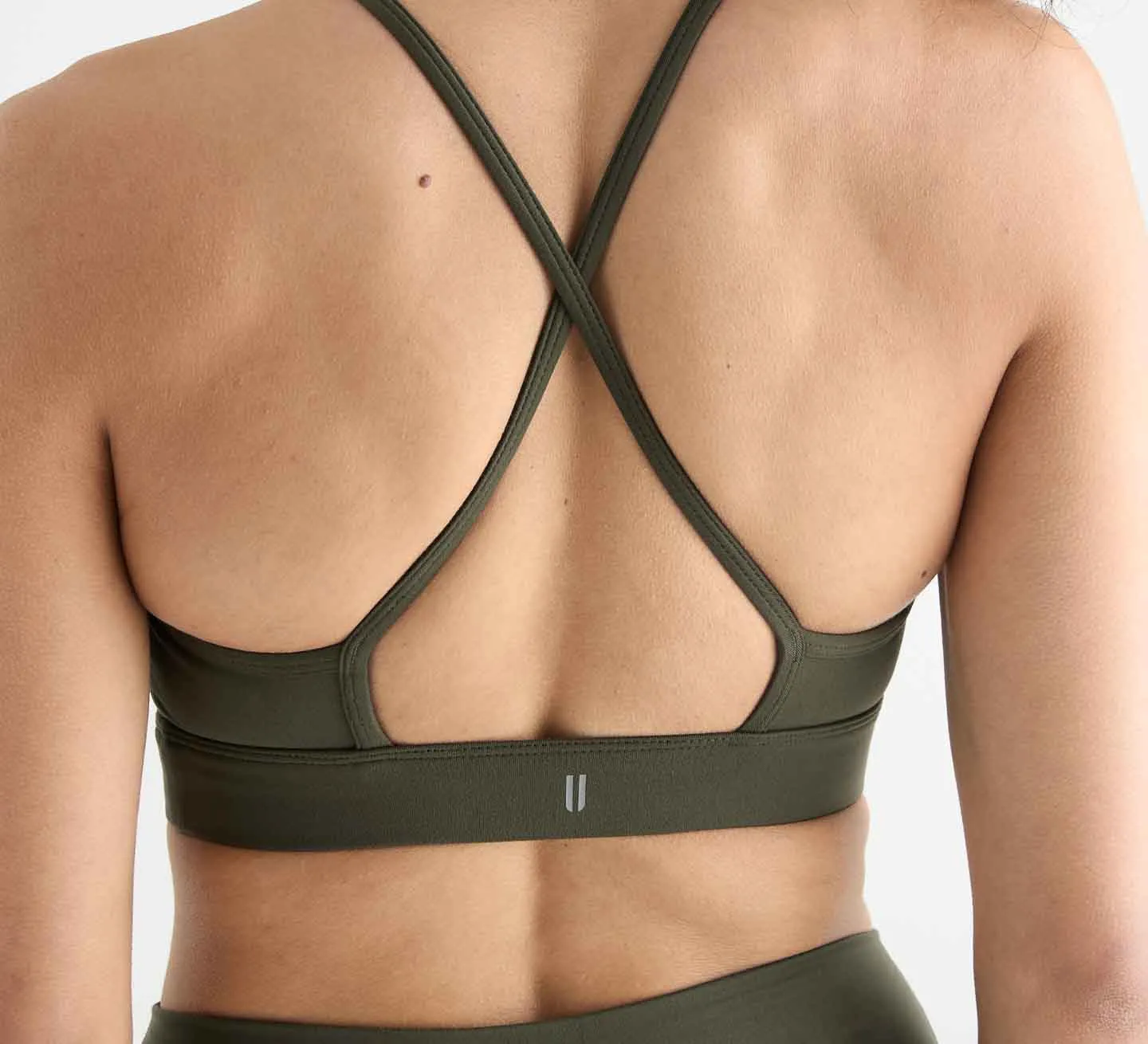 Matte High-Neck Sports Bra