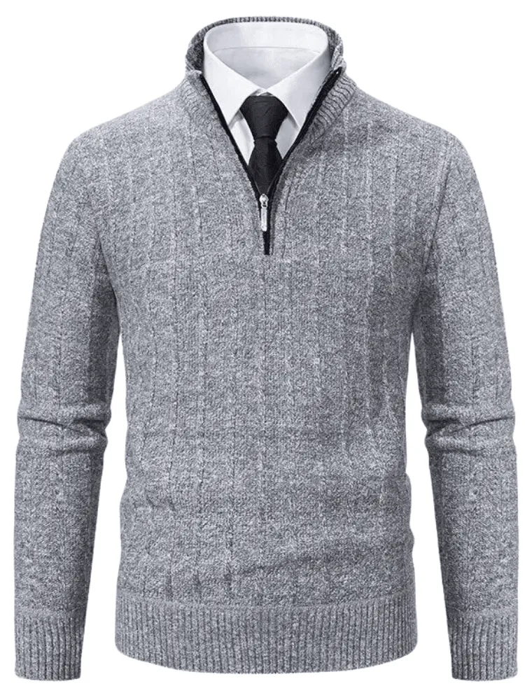 Men's Half High Neck Sweater