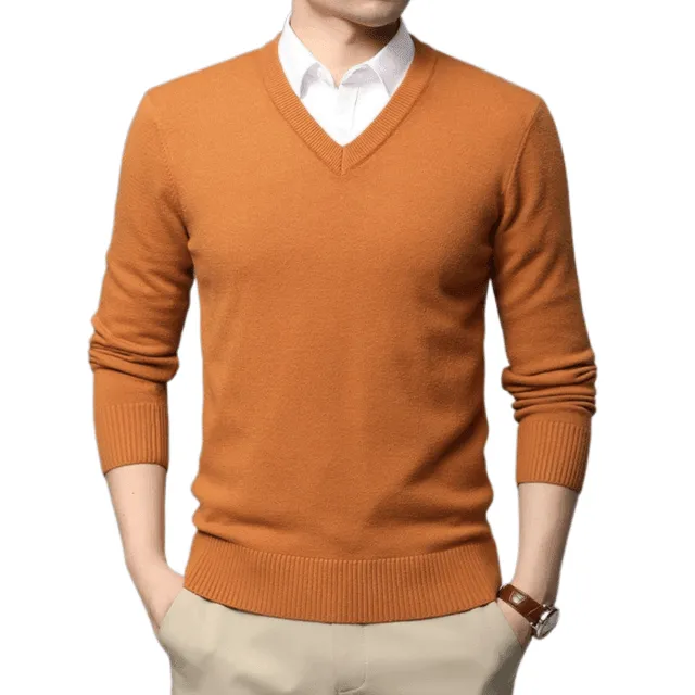 Men's High Quality V Neck Pullover