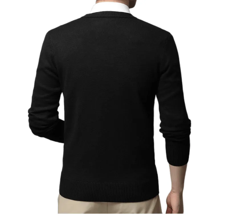 Men's High Quality V Neck Pullover