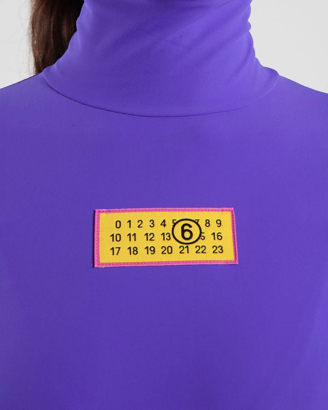 MM6 Maison Margiela High Neck Body Purple