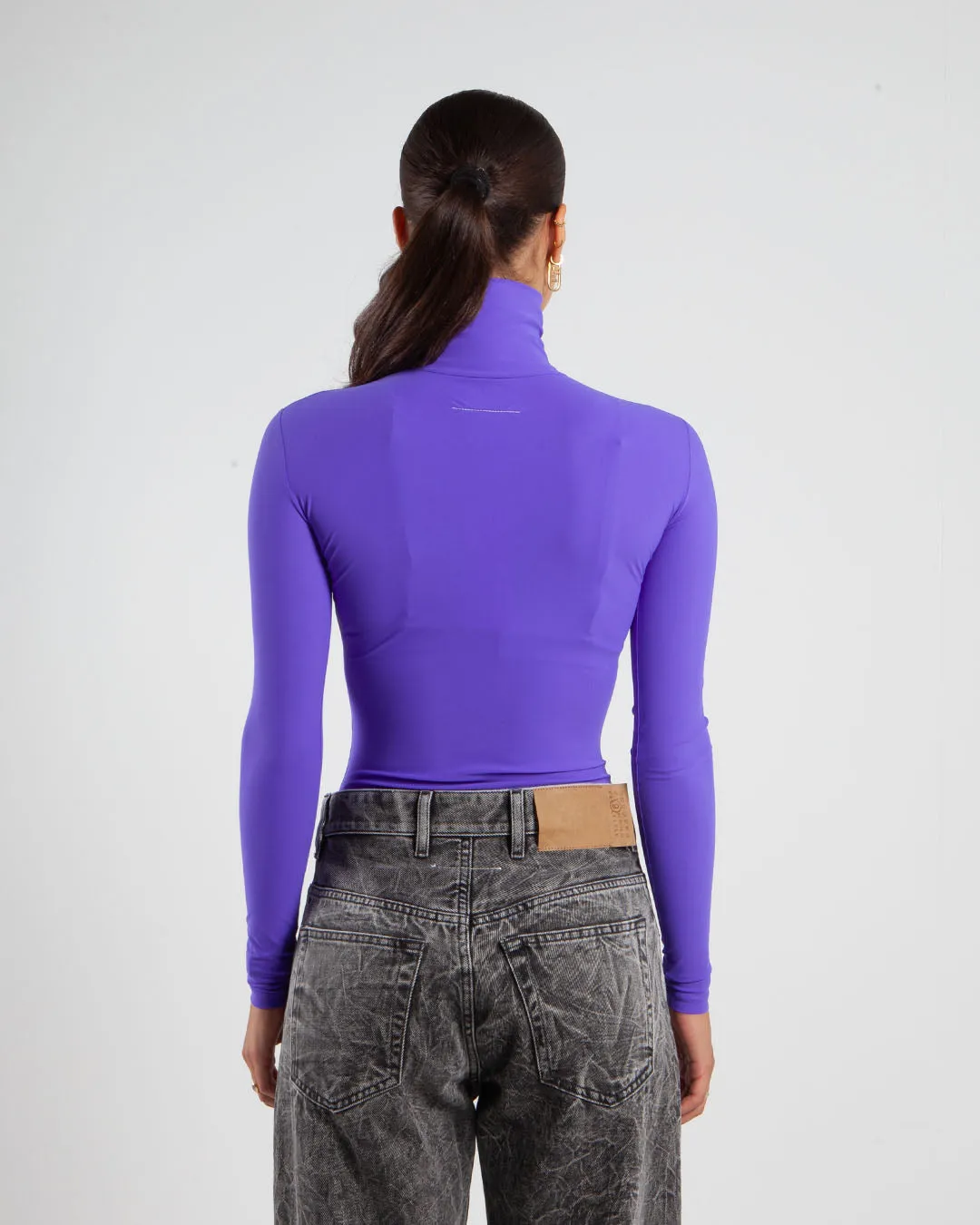 MM6 Maison Margiela High Neck Body Purple