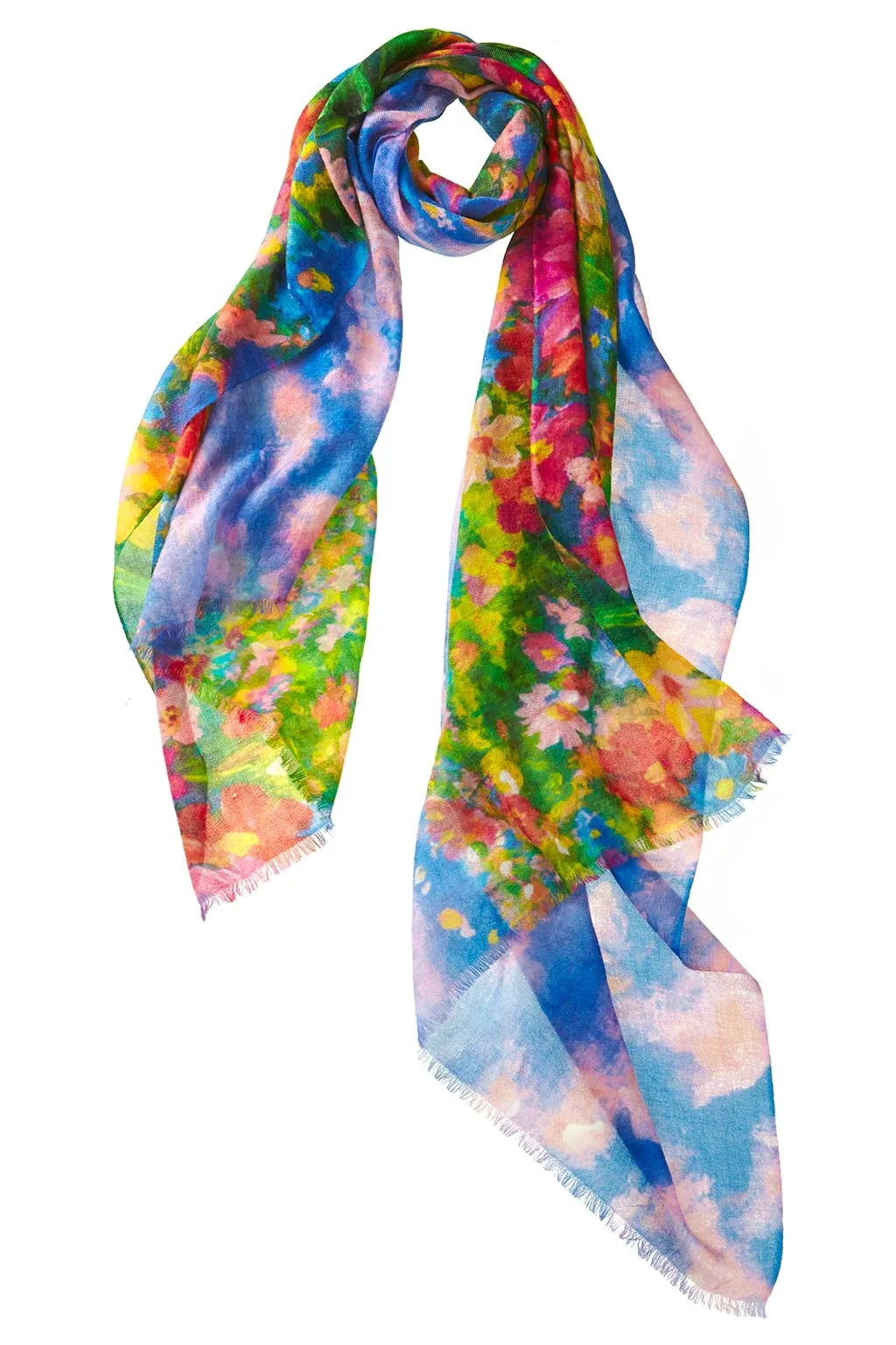 Monet Scarf - Spring Flowers