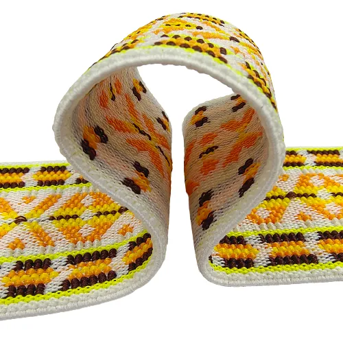 Multi-Color Embroidered Modish Jacquard Design Elastic