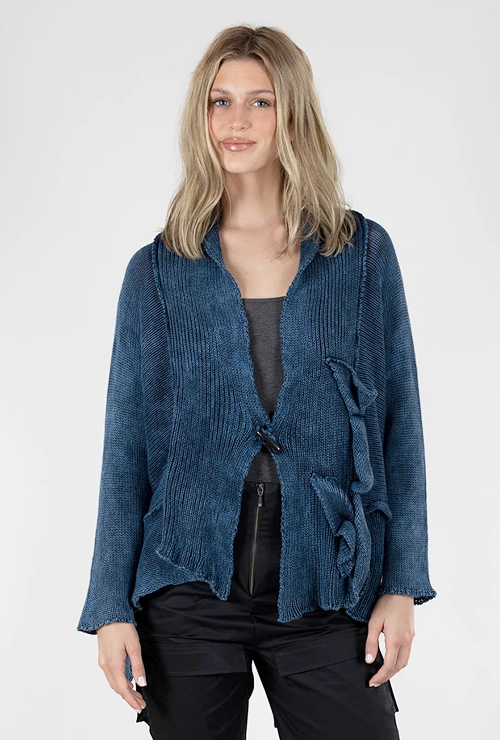 Multi-Functional Cardigan Wrap, Navy