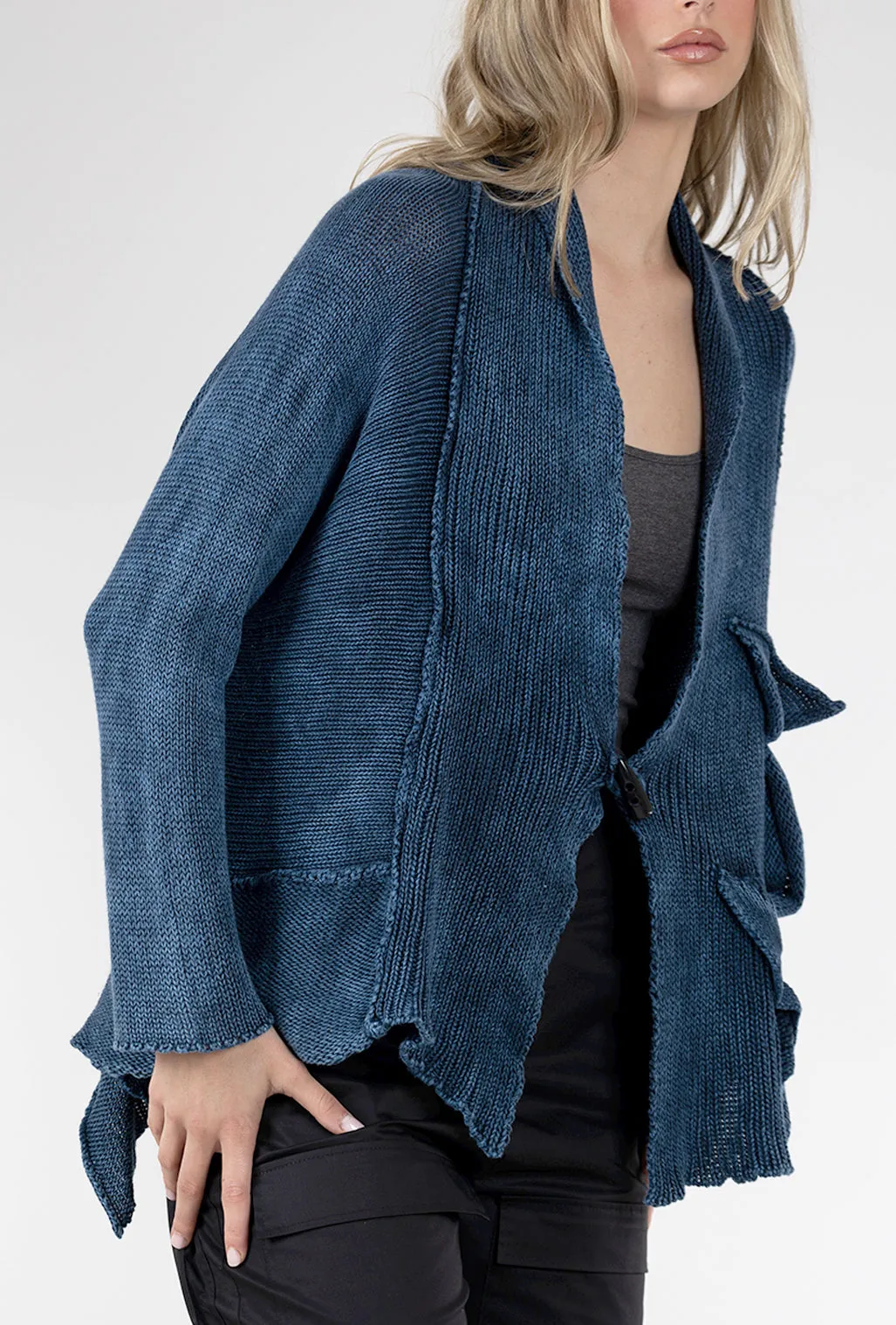 Multi-Functional Cardigan Wrap, Navy