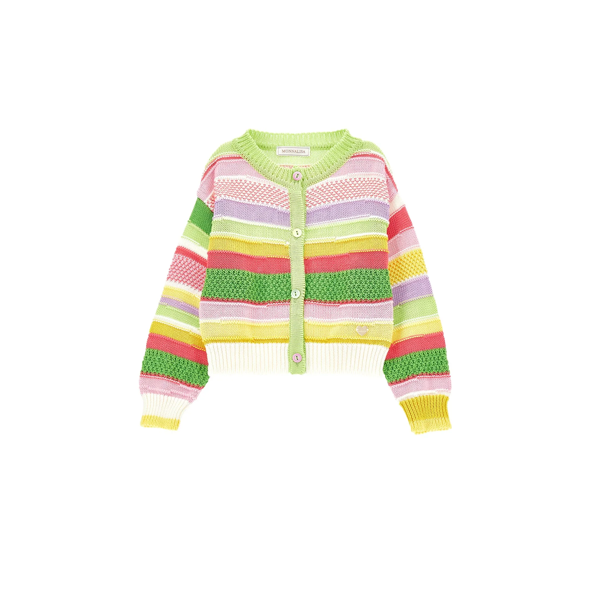 Multicolour Striped Cardigan