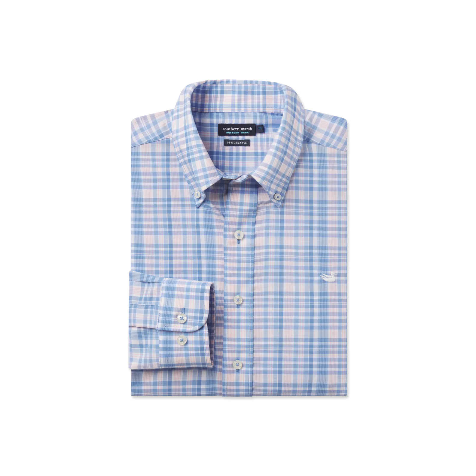 Nassau Performance Plaid Dress Shirt