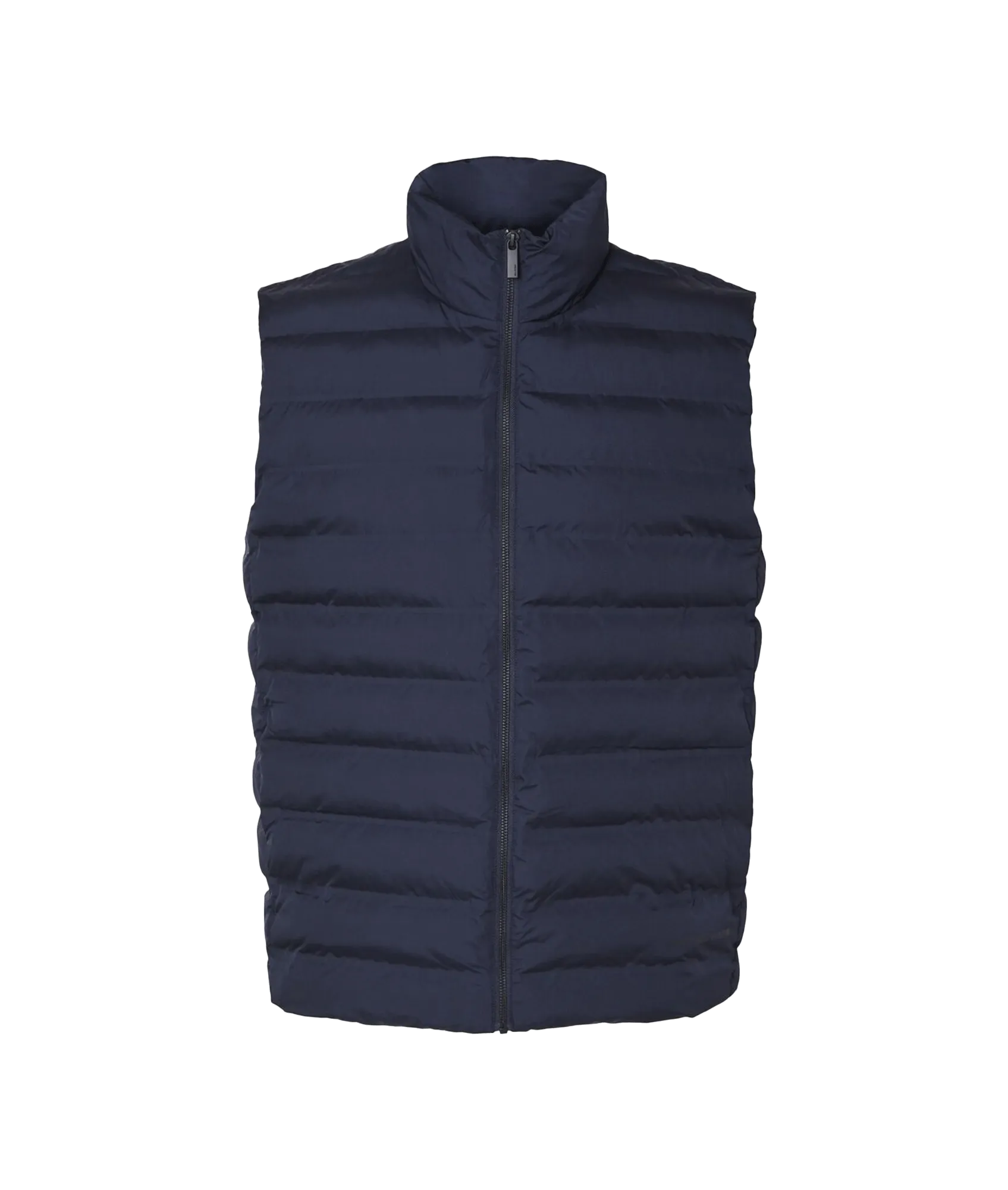 Padded Quilted Gilet - Navy