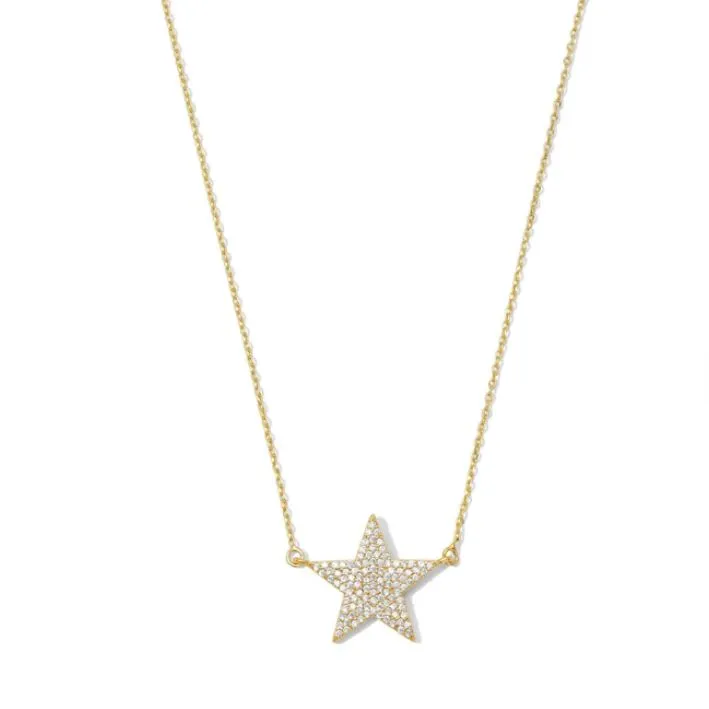 Pave Star Necklace