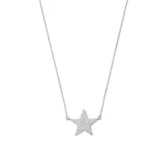 Pave Star Necklace