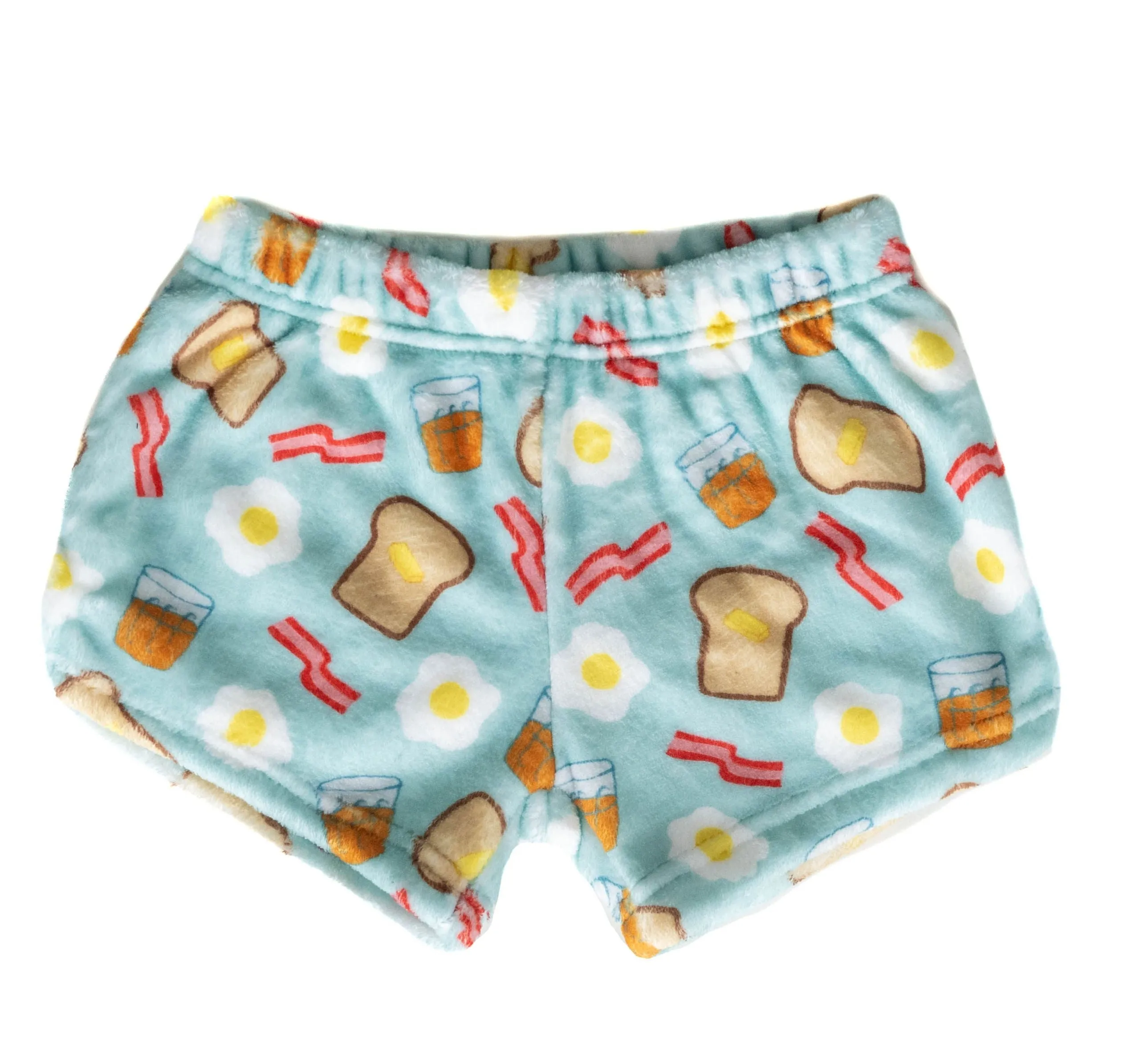 Plush Shorts-Breakfast