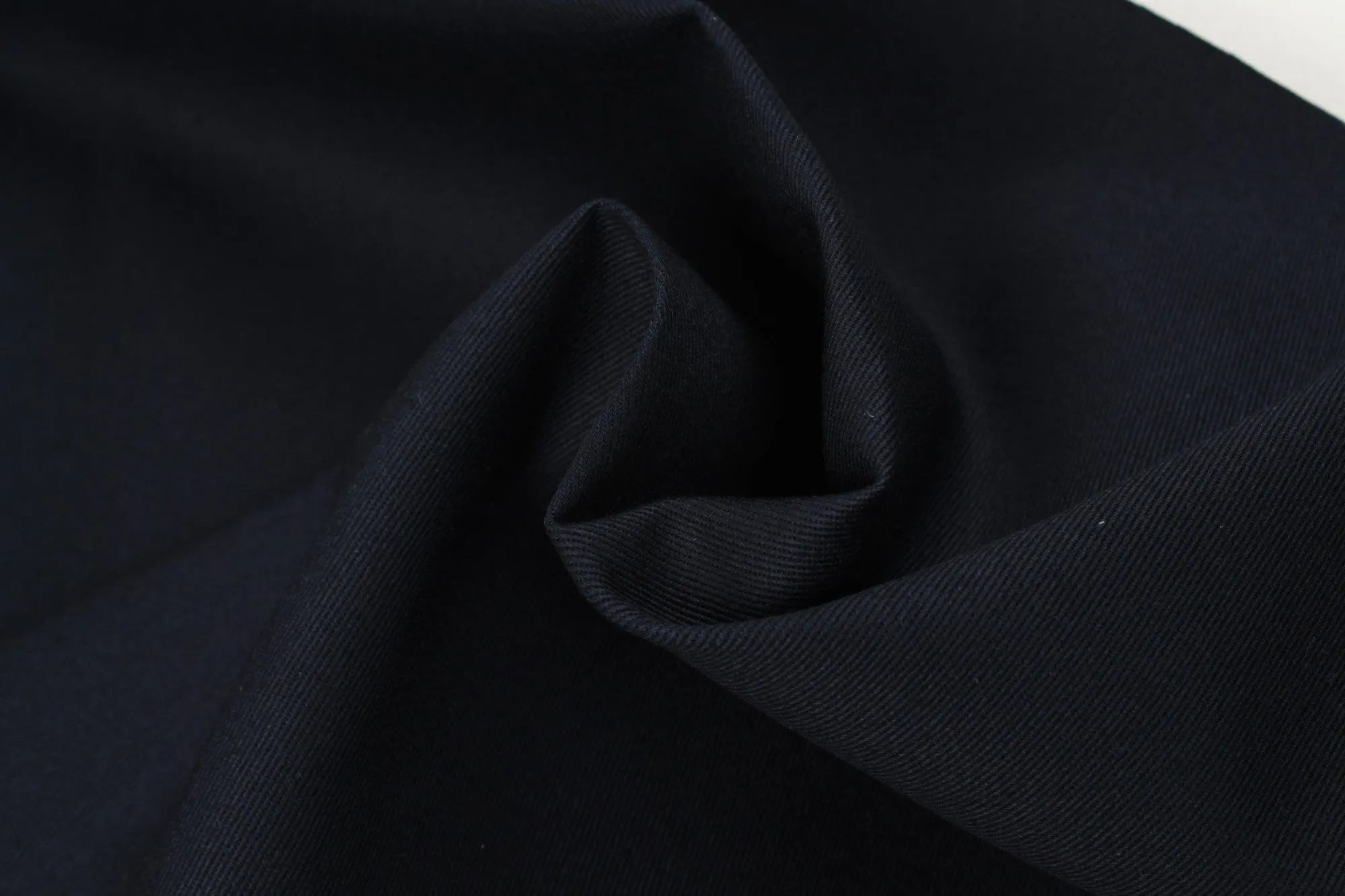 Premium BCI Cotton Twill for Trousers - Navy (1Mt Remnant)