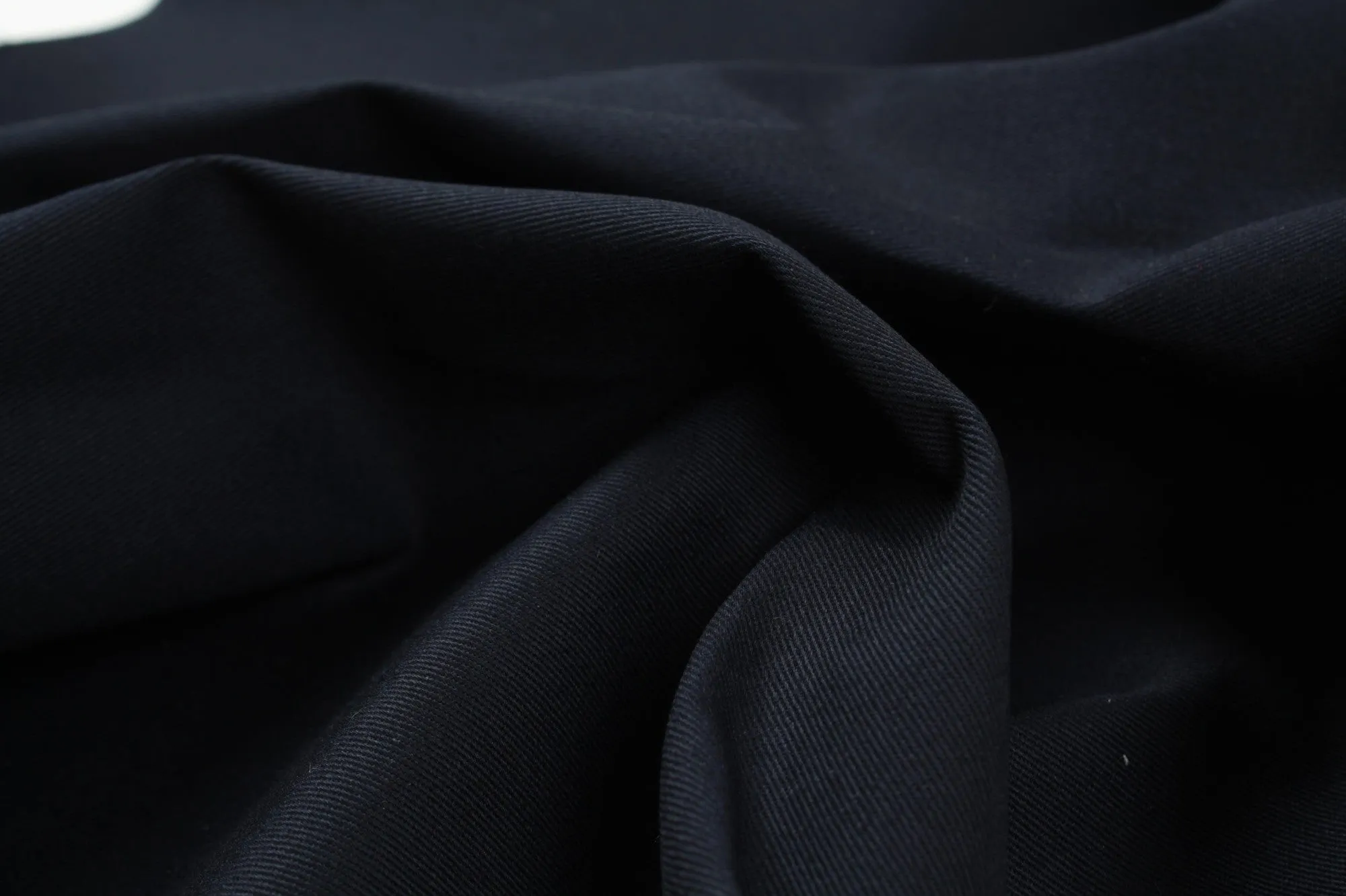 Premium BCI Cotton Twill for Trousers - Navy (1Mt Remnant)