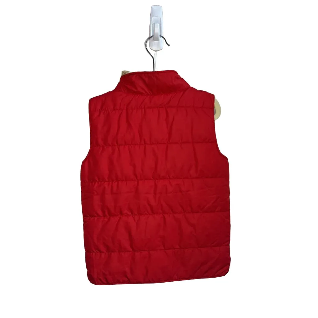 Puffy Vest / Red Lining / Reversible