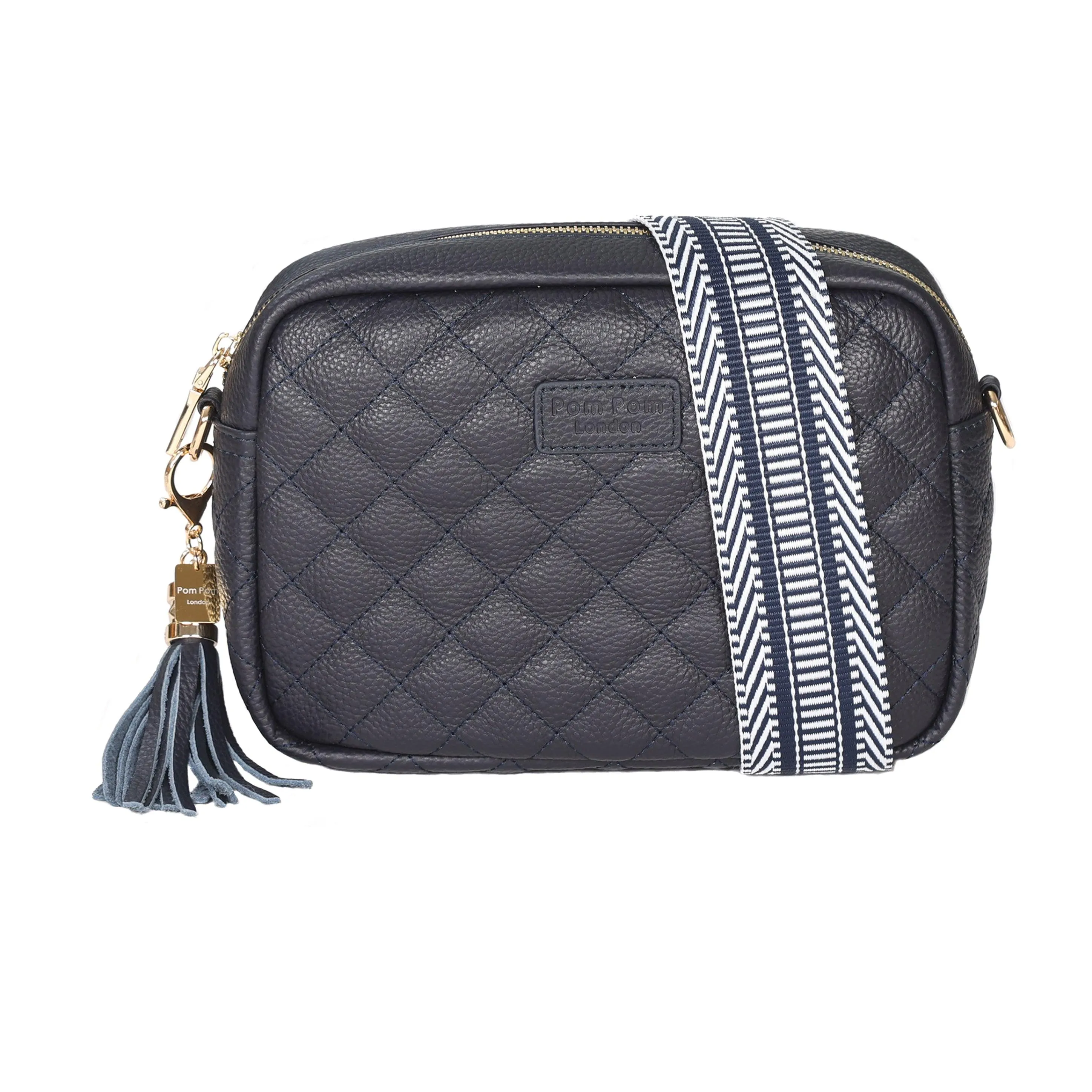 Quilted City Bag Navy & Accessories